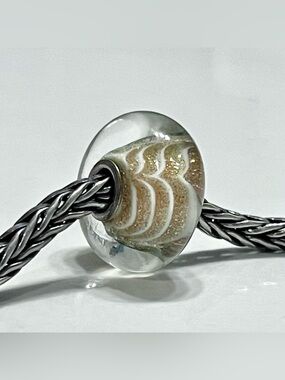 Authentic Trollbeads Winter Wonder Unique Glitter Bead